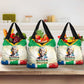 Nelson Mandela International Day 46664 Grocery Bag Its In Our Hands - Batik Pattern - African Pride