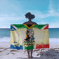 Nelson Mandela International Day 46664 Sarong Its In Our Hands - Batik Pattern - African Pride