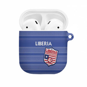 Liberia Football AirPods Case Women Blue Jersey
