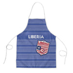 Liberia Football Apron Women Blue Jersey