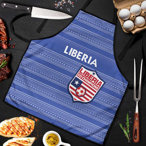 Liberia Football Apron Women Blue Jersey