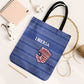 Liberia Football Tote Bag Women Blue Jersey