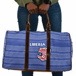 Liberia Football Travel Bag Women Blue Jersey