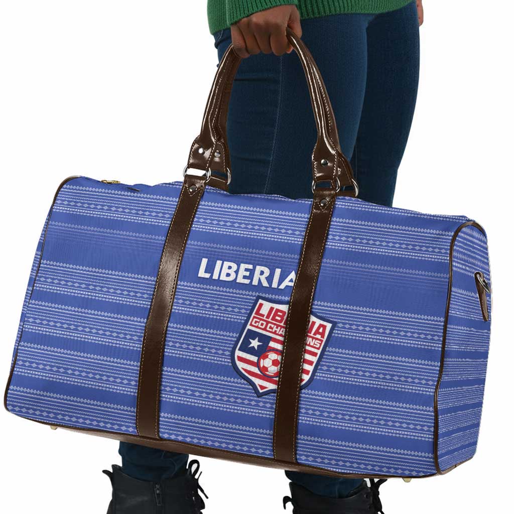 Liberia Football Travel Bag Women Blue Jersey