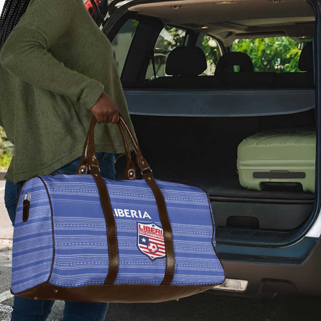 Liberia Football Travel Bag Women Blue Jersey