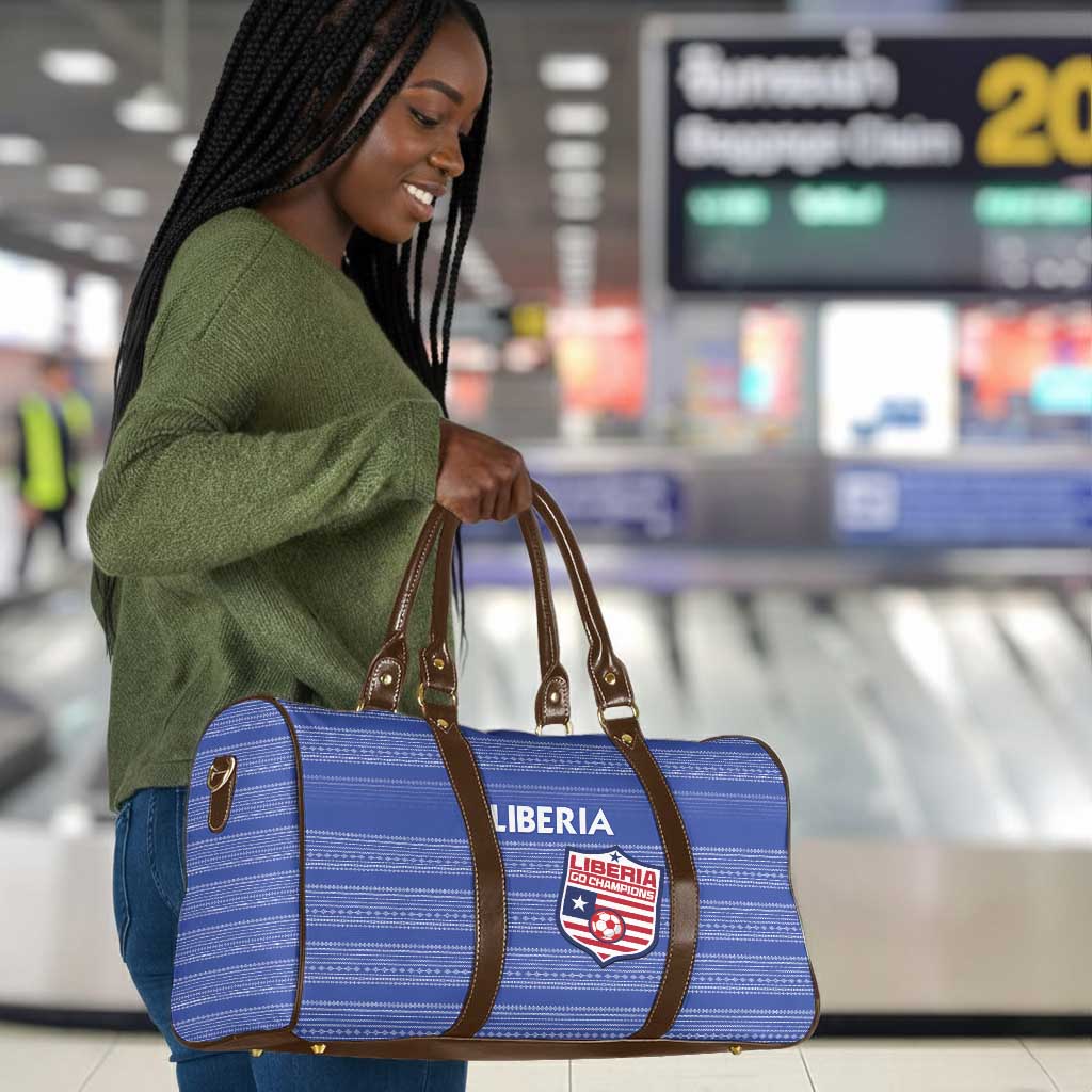 Liberia Football Travel Bag Women Blue Jersey