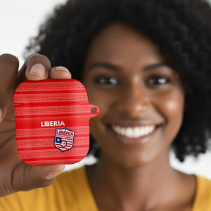 Liberia Football AirPods Case Women Red Jersey