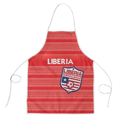 Liberia Football Apron Women Red Jersey
