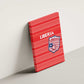Liberia Football Canvas Wall Art African Tribal Pattern - Red Jersey - African Pride