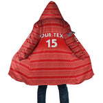 Custom Liberia Football Cloak Women Red Jersey