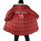 Custom Liberia Football Cloak Women Red Jersey