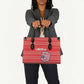 Liberia Football Leather Bag Women Red Jersey