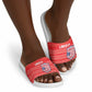 Liberia Football Slide Sandals Women Red Jersey
