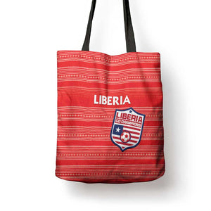 Liberia Football Tote Bag Women Red Jersey