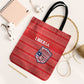 Liberia Football Tote Bag Women Red Jersey