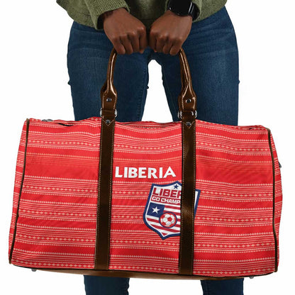 Liberia Football Travel Bag Women Red Jersey