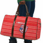Liberia Football Travel Bag Women Red Jersey