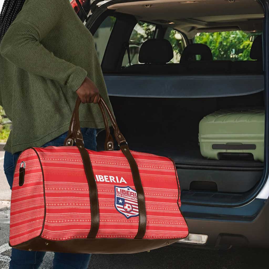 Liberia Football Travel Bag Women Red Jersey