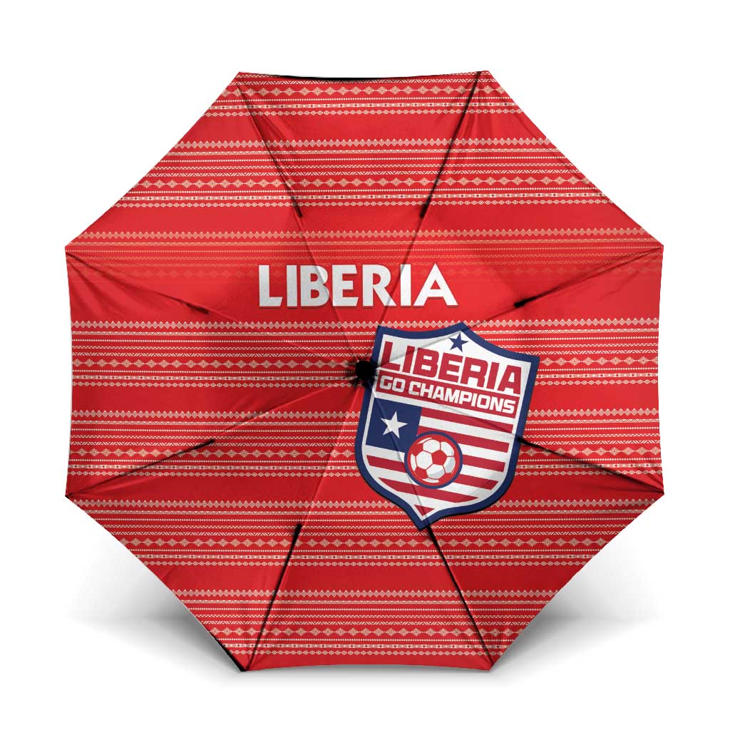 Liberia Football Umbrella Women Red Jersey