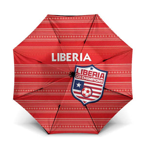 Liberia Football Umbrella Women Red Jersey