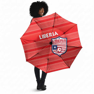 Liberia Football Umbrella Women Red Jersey