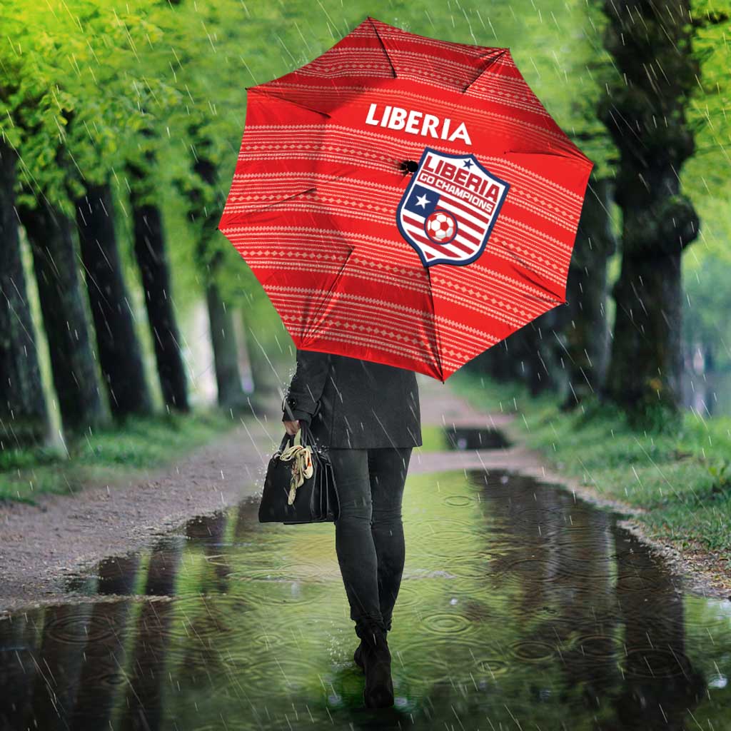 Liberia Football Umbrella Women Red Jersey