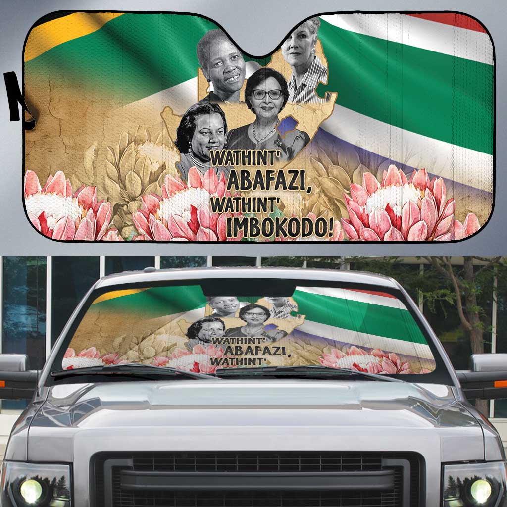 South African Women Mobilisation Auto Sun Shade Wathint Abafazi Wathint Imbokodo