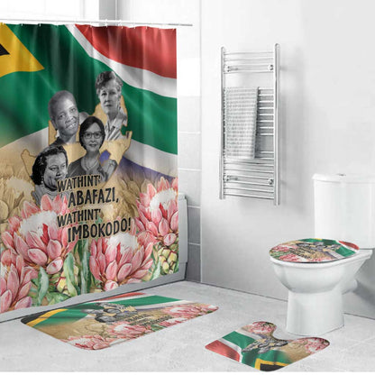 South African Women Mobilisation Bathroom Set Wathint Abafazi Wathint Imbokodo
