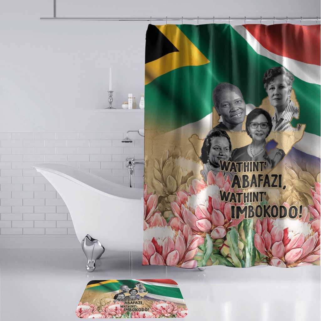 South African Women Mobilisation Bathroom Set Wathint Abafazi Wathint Imbokodo