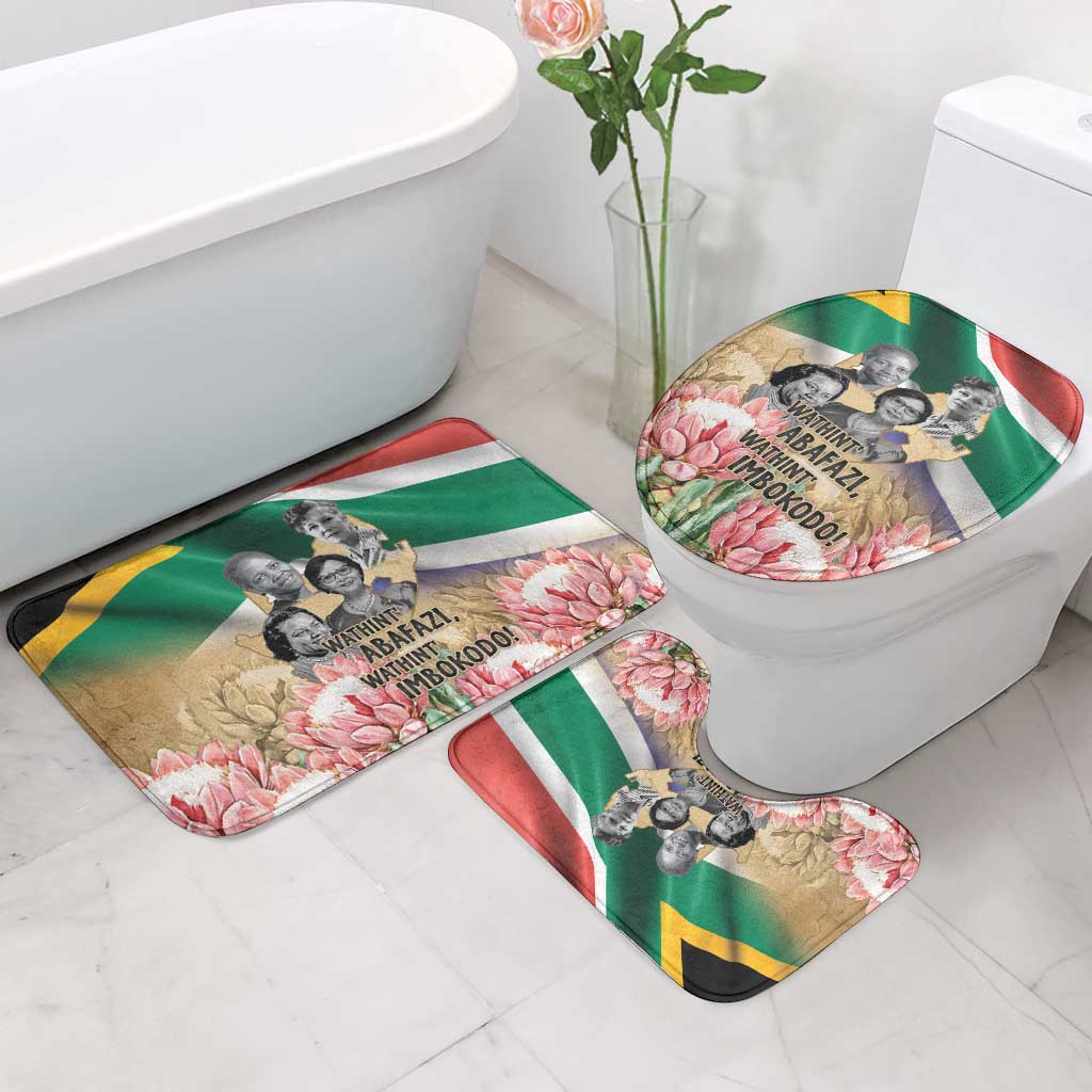 South African Women Mobilisation Bathroom Set Wathint Abafazi Wathint Imbokodo