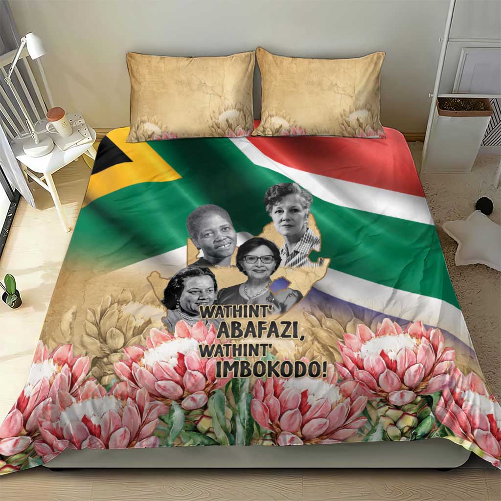 South African Women Fight Apartheir Bedding Set Wathint Abafazi Wathint Imbokodo - African Pride