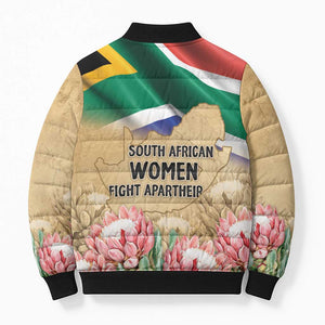 South African Women Mobilisation Bomber Puffer Jacket Wathint Abafazi Wathint Imbokodo