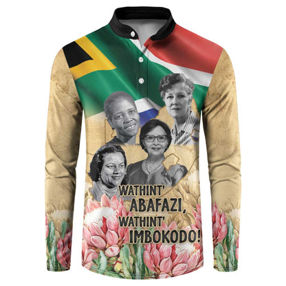 South African Women Mobilisation Button Sweatshirt Wathint Abafazi Wathint Imbokodo