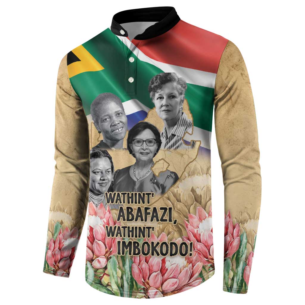 South African Women Mobilisation Button Sweatshirt Wathint Abafazi Wathint Imbokodo