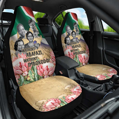 South African Women Fight Apartheir Car Seat Cover Wathint Abafazi Wathint Imbokodo - African Pride