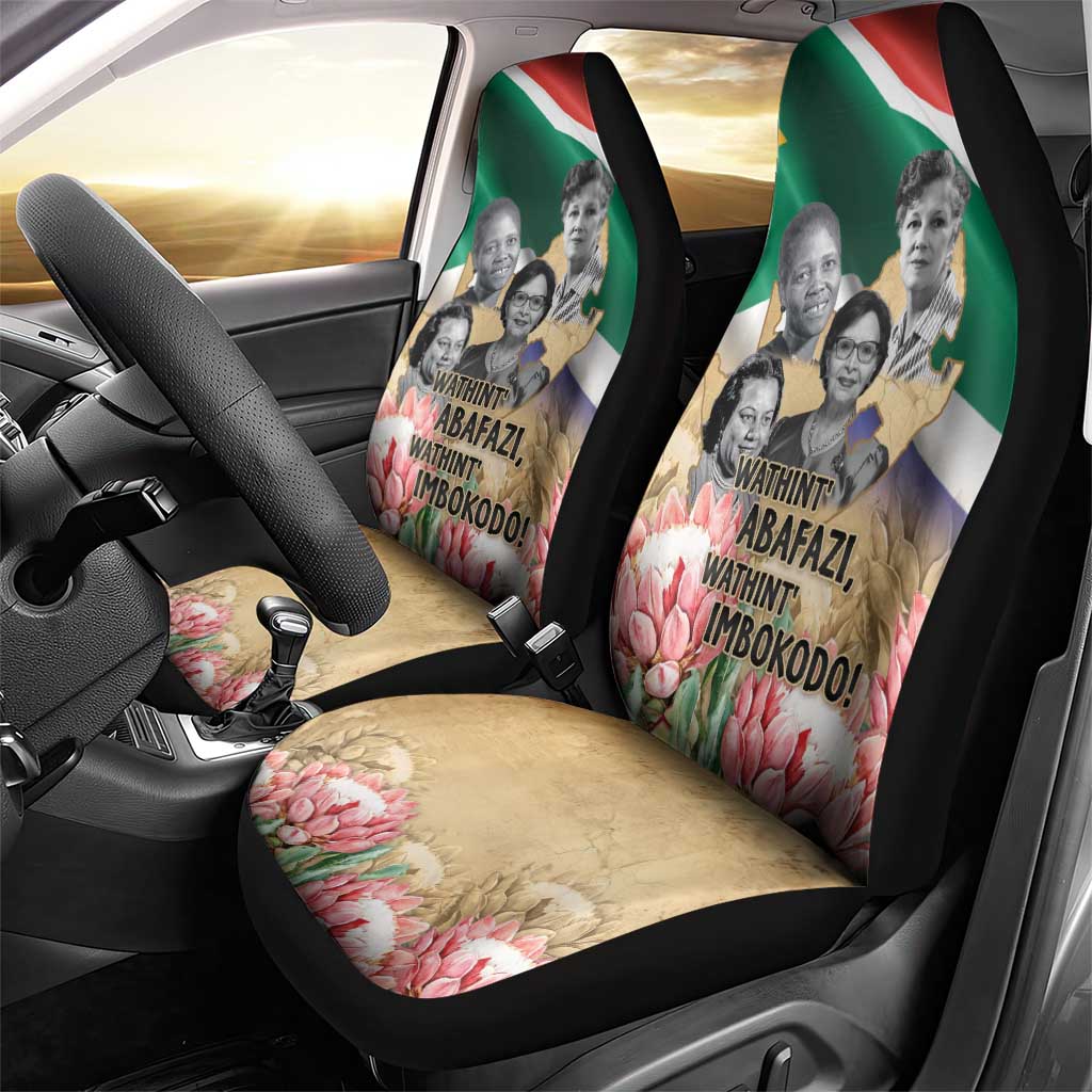 South African Women Fight Apartheir Car Seat Cover Wathint Abafazi Wathint Imbokodo - African Pride