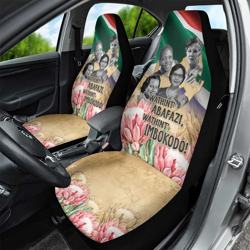 South African Women Fight Apartheir Car Seat Cover Wathint Abafazi Wathint Imbokodo - African Pride