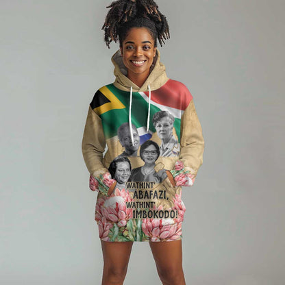 South African Women Fight Apartheir Hoodie Dress Wathint Abafazi Wathint Imbokodo - African Pride