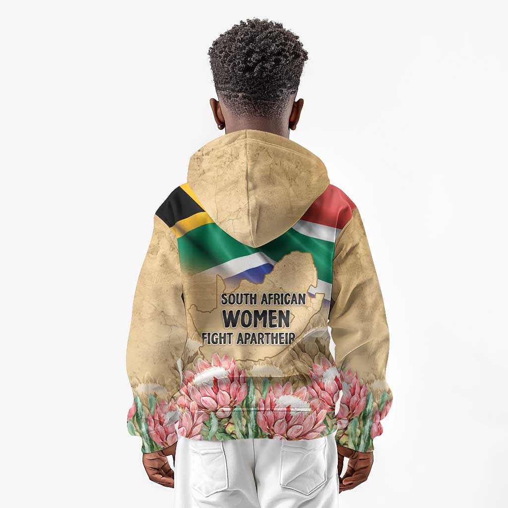 South African Women Fight Apartheir Kid Hoodie Wathint Abafazi Wathint Imbokodo - African Pride