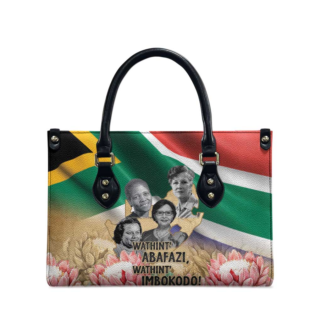 South African Women Mobilisation Leather Bag Wathint Abafazi Wathint Imbokodo
