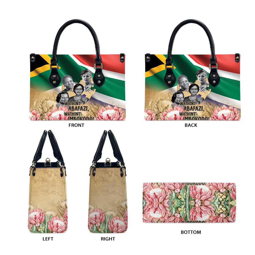 South African Women Mobilisation Leather Bag Wathint Abafazi Wathint Imbokodo