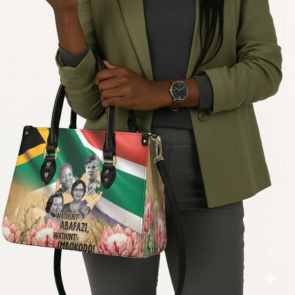 South African Women Mobilisation Leather Bag Wathint Abafazi Wathint Imbokodo