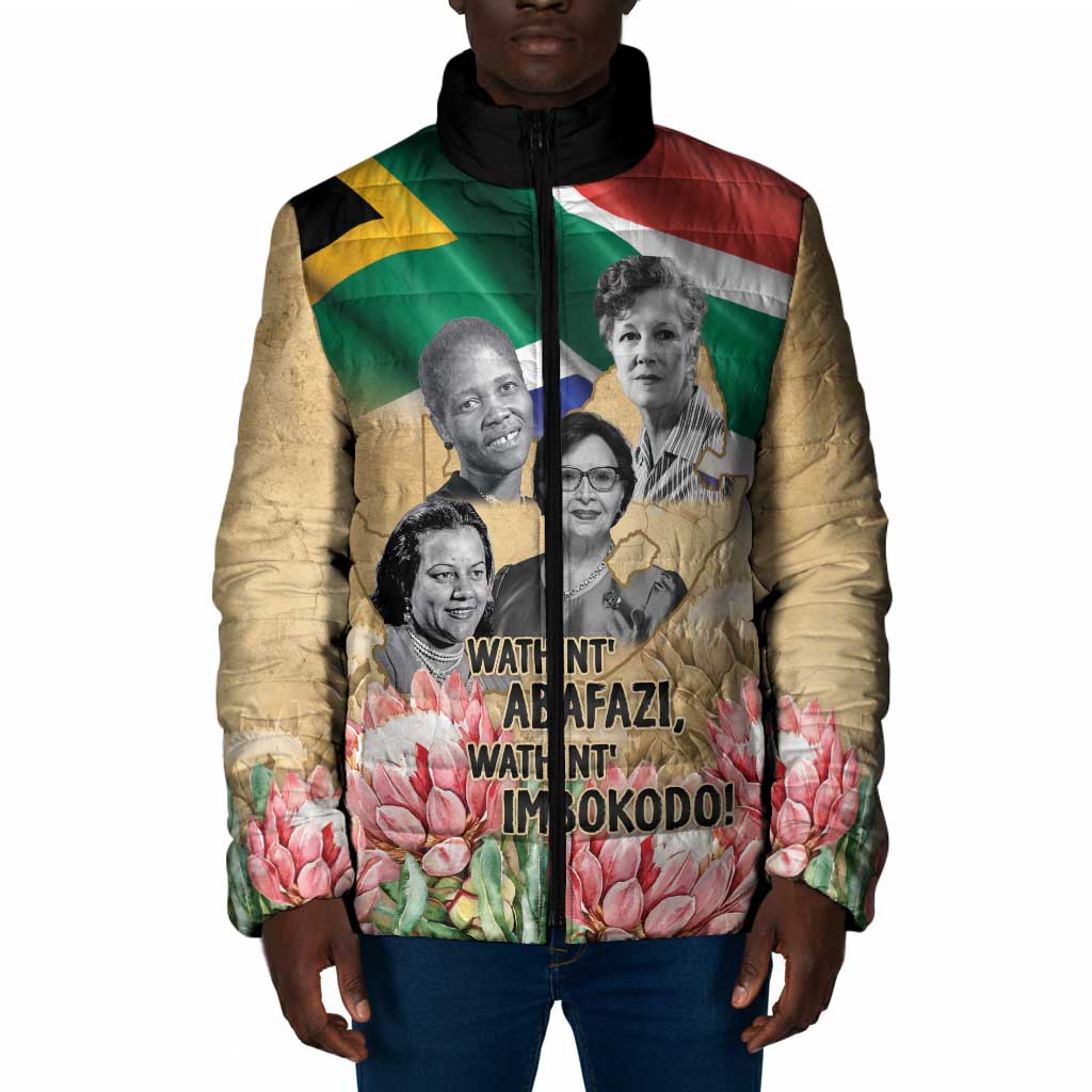 South African Women Mobilisation Padded Jacket Wathint Abafazi Wathint Imbokodo