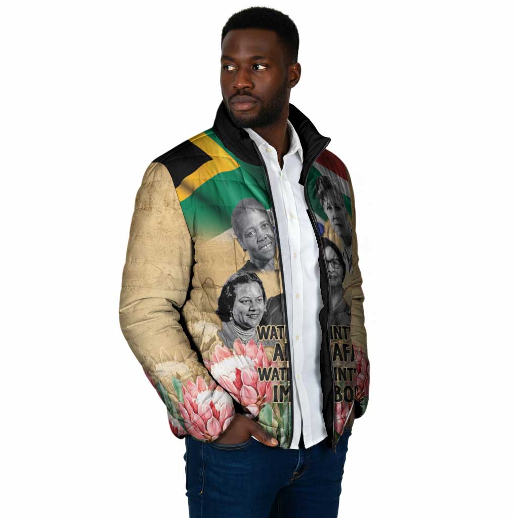South African Women Mobilisation Padded Jacket Wathint Abafazi Wathint Imbokodo