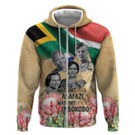 South African Women Fight Apartheir Zip Hoodie Wathint Abafazi Wathint Imbokodo - African Pride