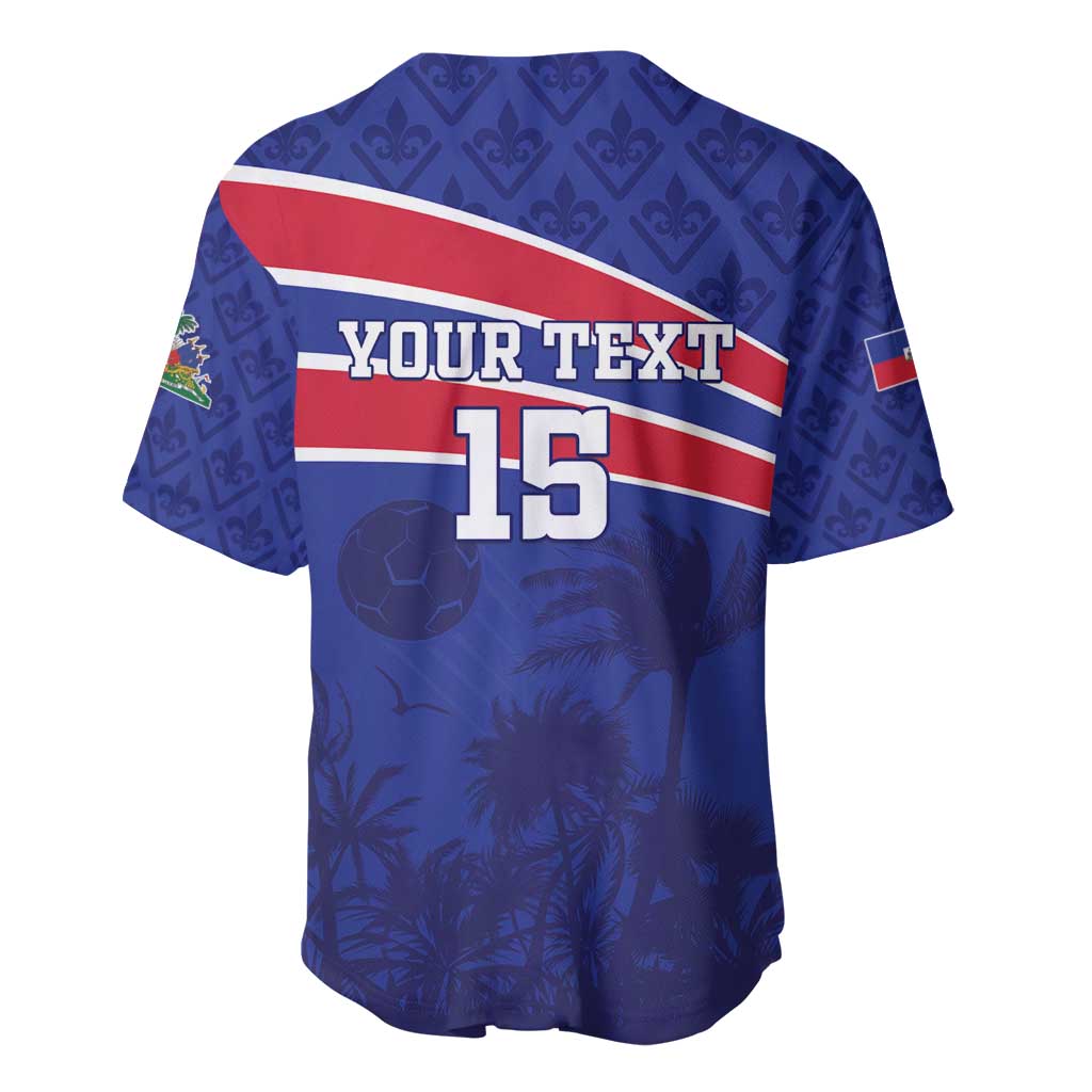 Custom Haiti Football Baseball Jersey Go Champions Les Grenadiers - African Pride