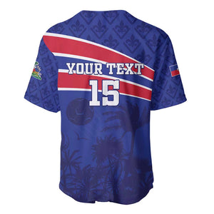 Custom Haiti Football Baseball Jersey Go Champions Les Grenadiers - African Pride