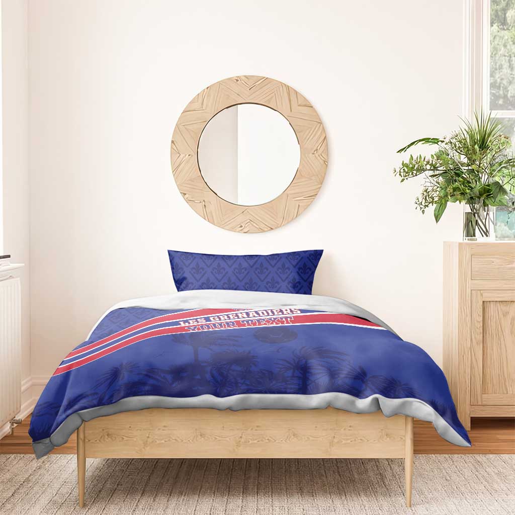 Custom Haiti Football Bedding Set Go Champions Les Grenadiers - African Pride
