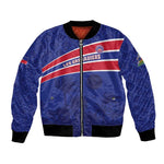 Custom Haiti Football Bomber Jacket Go Champions Les Grenadiers - African Pride