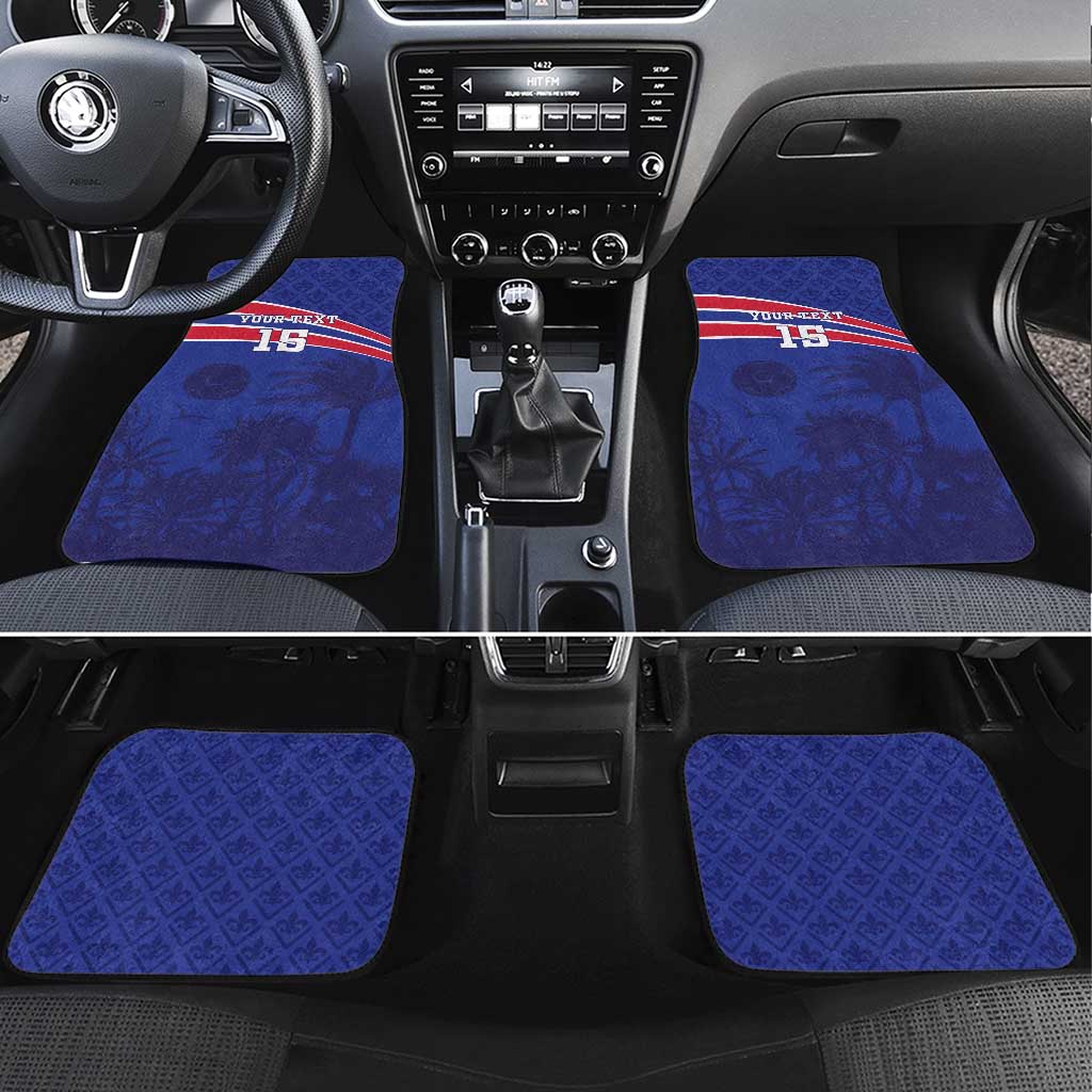 Custom Haiti Football Car Mats Go Champions Les Grenadiers - African Pride